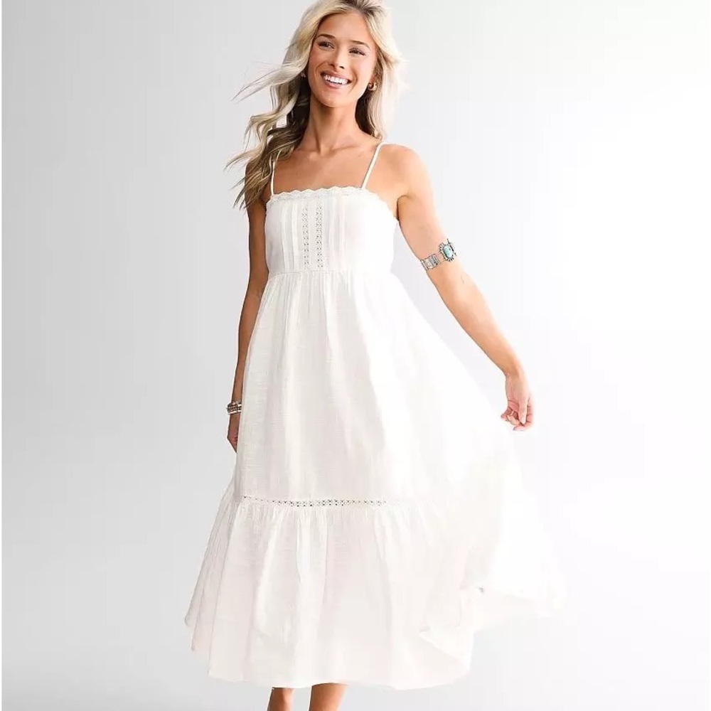 🔆BILLABONG🔆 Wrangler Peachy Keen Midi Dress - Picture 6 of 16